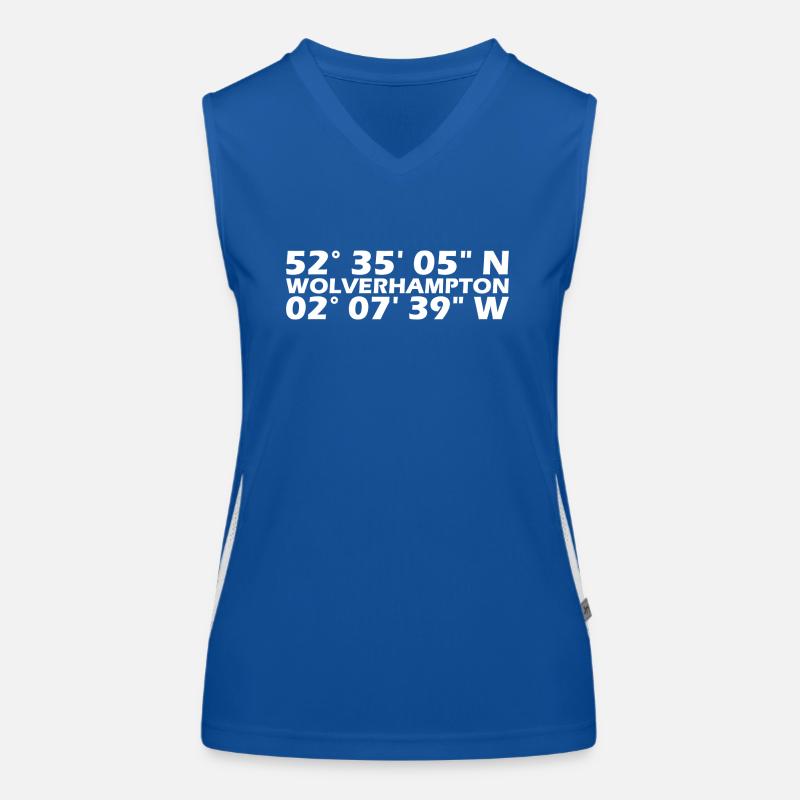 Wolverhampton Koordinaten Funktionelles Kontrast-Tank Top für Frauen
