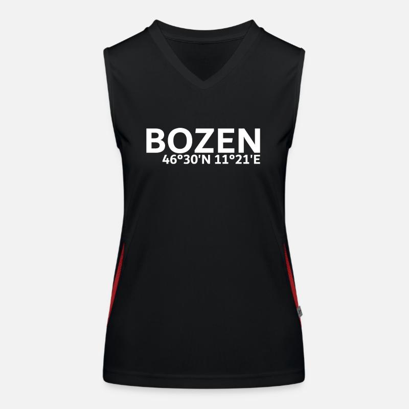 Coordonnées de Bolzano Débardeur respirant contrasté Femme