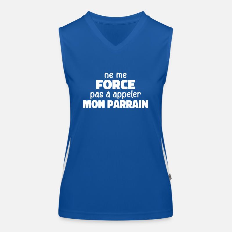 Ne Me Force Pas à Appeler Mon Parrain Débardeur respirant contrasté Femme