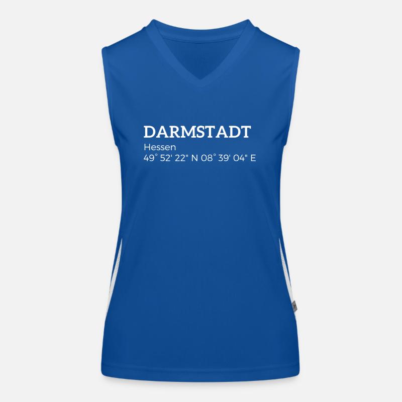 Darmstadt Hesse coordinates Women's Functional Contrast Tank Top