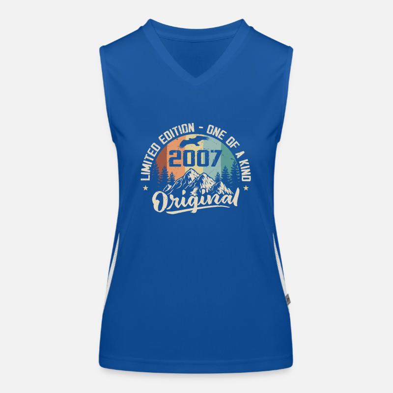 2007 Original Vintage Jubiläumsgeschenk 2007 Funktionelles Kontrast-Tank Top für Frauen
