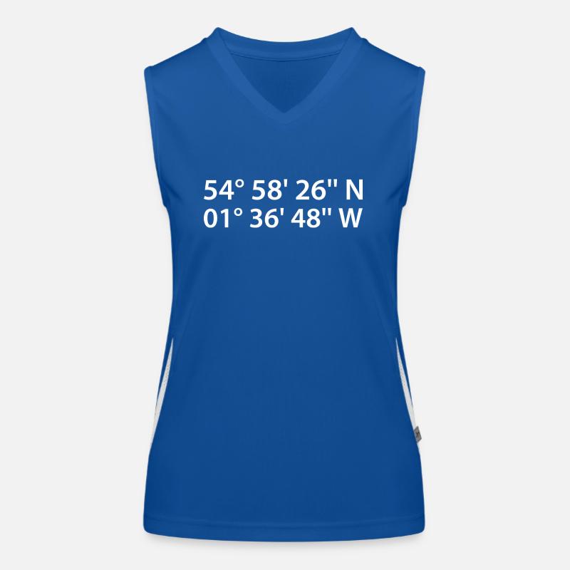 Newcastle upon Tyne coordinates Women's Functional Contrast Tank Top