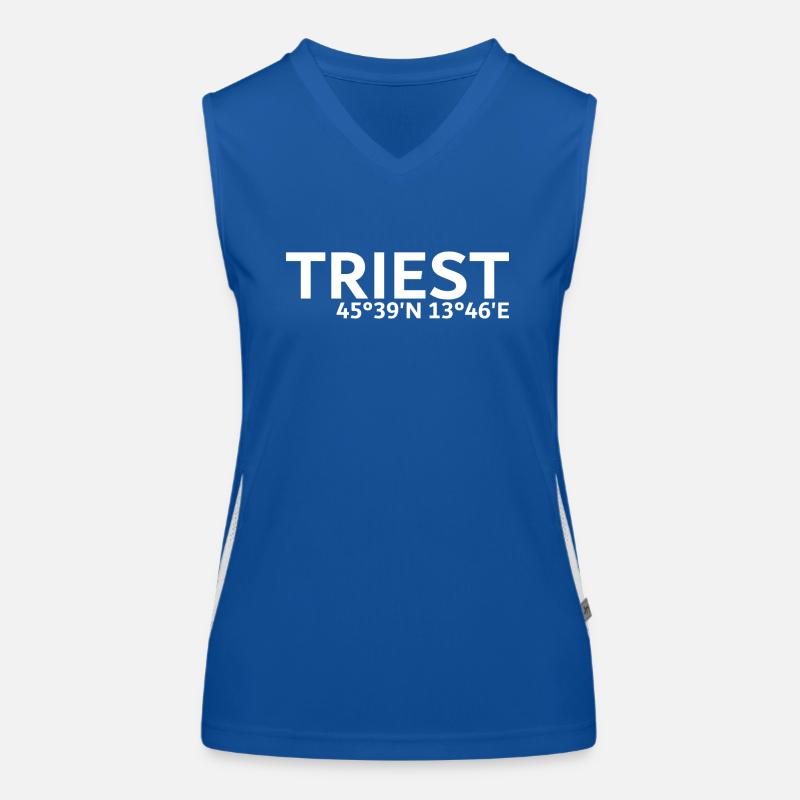 Coordonnées de Trieste Débardeur respirant contrasté Femme