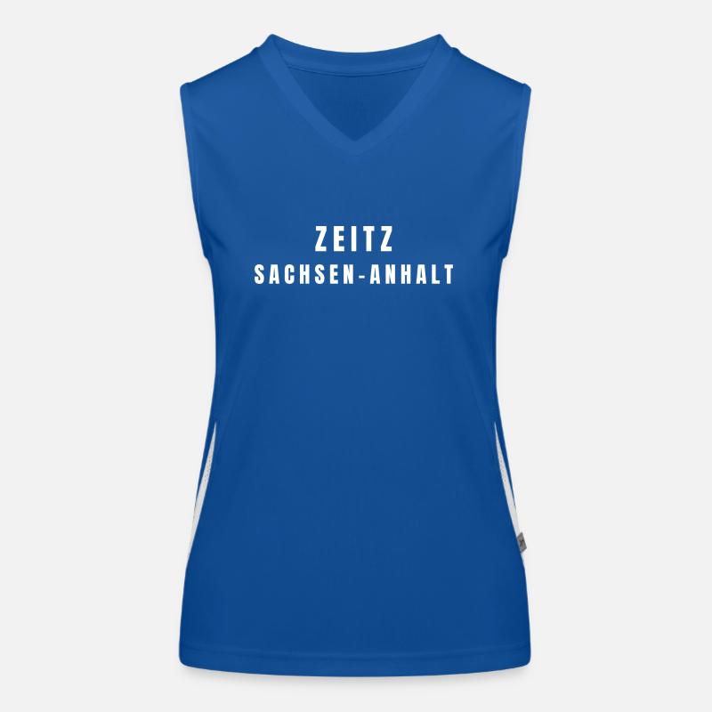 Zeitz Sachsen-Anhalt Funktionelles Kontrast-Tank Top für Frauen