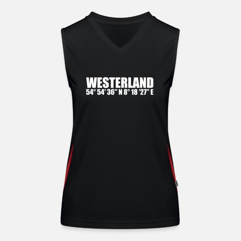 Coordonnées Westerland Débardeur respirant contrasté Femme