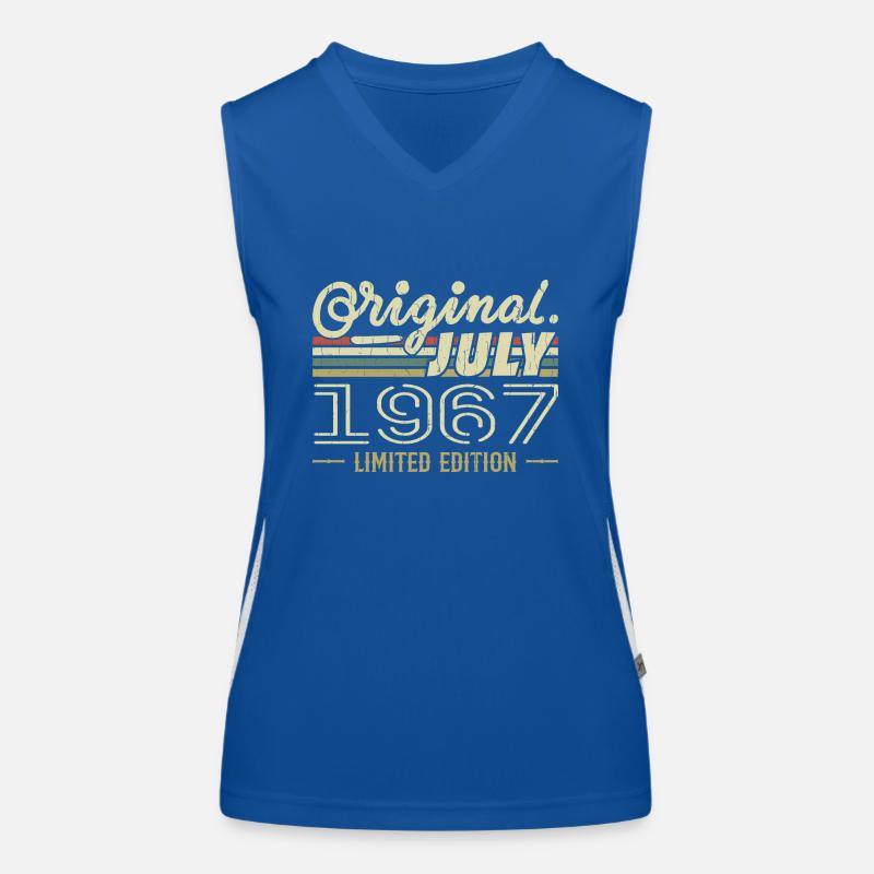 Juli 1967 Original Geburtstagsgeschenk 1967 Funktionelles Kontrast-Tank Top für Frauen