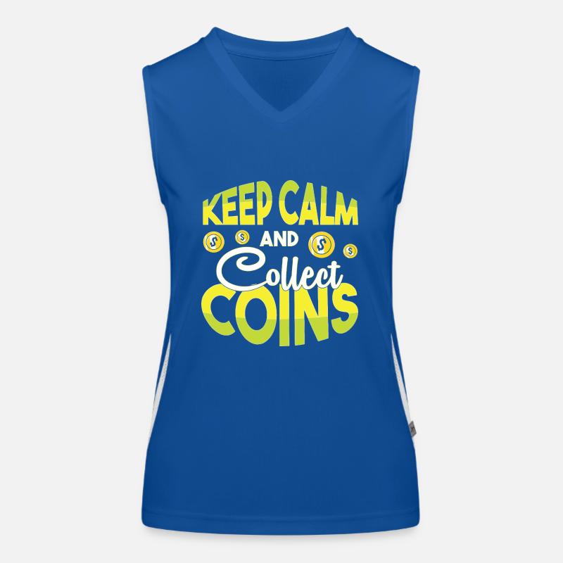 Coin collector Women's Functional Contrast Tank Top