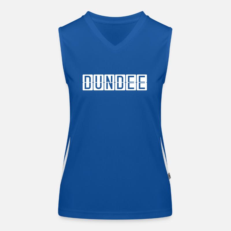 Panneau de l’aéroport de Dundee Débardeur respirant contrasté Femme