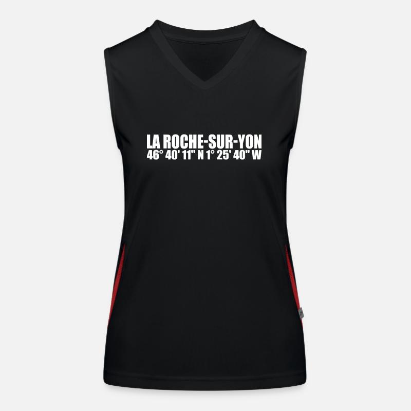 Coordonnées de La Roche-sur-Yon Débardeur respirant contrasté Femme