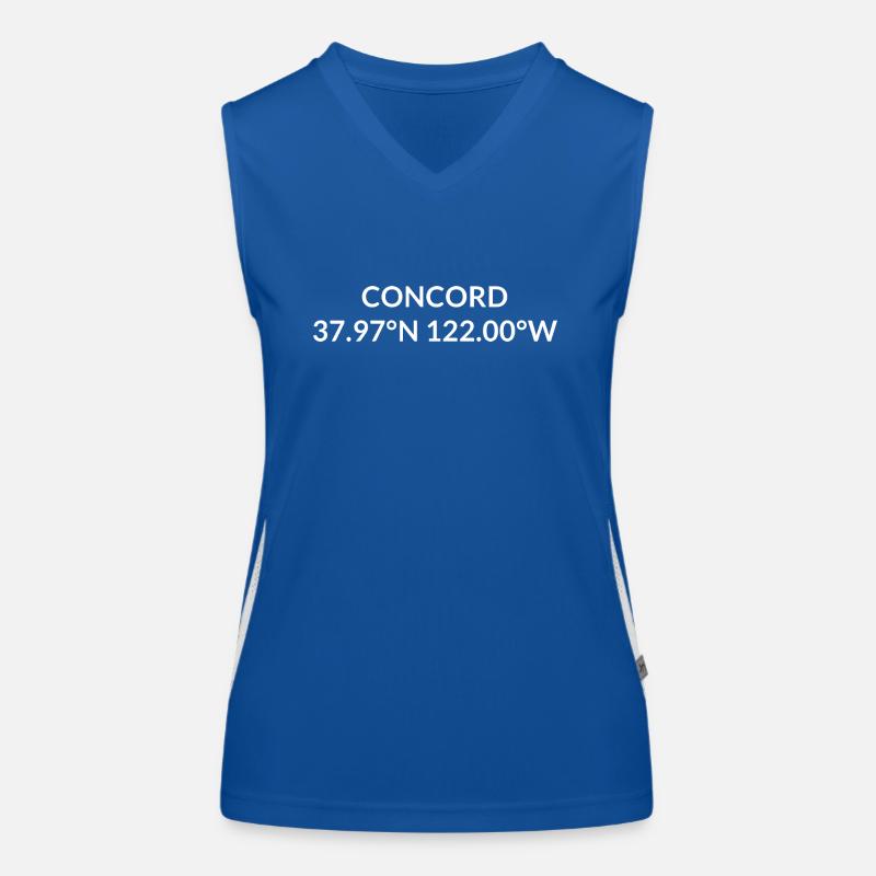 Concord California USA Coordinates Women's Functional Contrast Tank Top