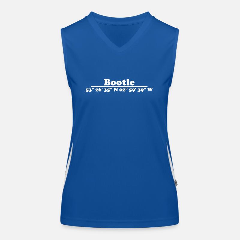Coordonnées du bootle Débardeur respirant contrasté Femme