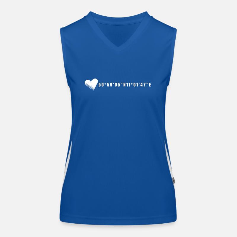 Erfurt Heart coordinates Women's Functional Contrast Tank Top