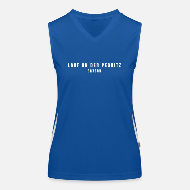 Lauf an der Pegnitz Bayern Funktionelles Kontrast-Tank Top für Frauen