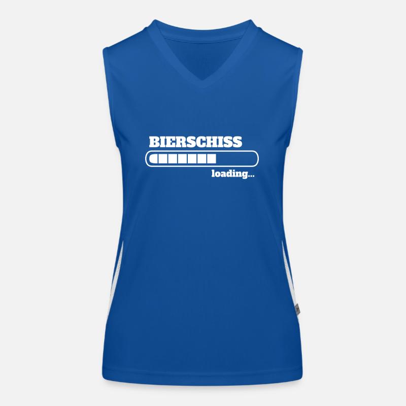 Bierschiss loading - WC Funktionelles Kontrast-Tank Top für Frauen