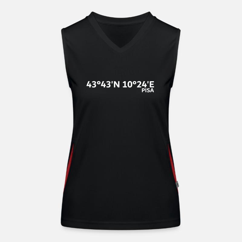 Pisa coordinates Women's Functional Contrast Tank Top