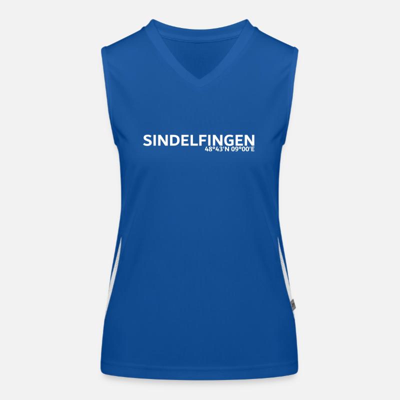 Coordonnées de Sindelfingen Débardeur respirant contrasté Femme
