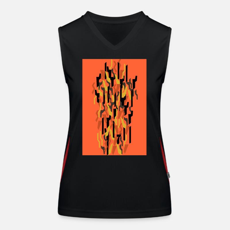 Camouflage Art Women's Functional Contrast Tank Top