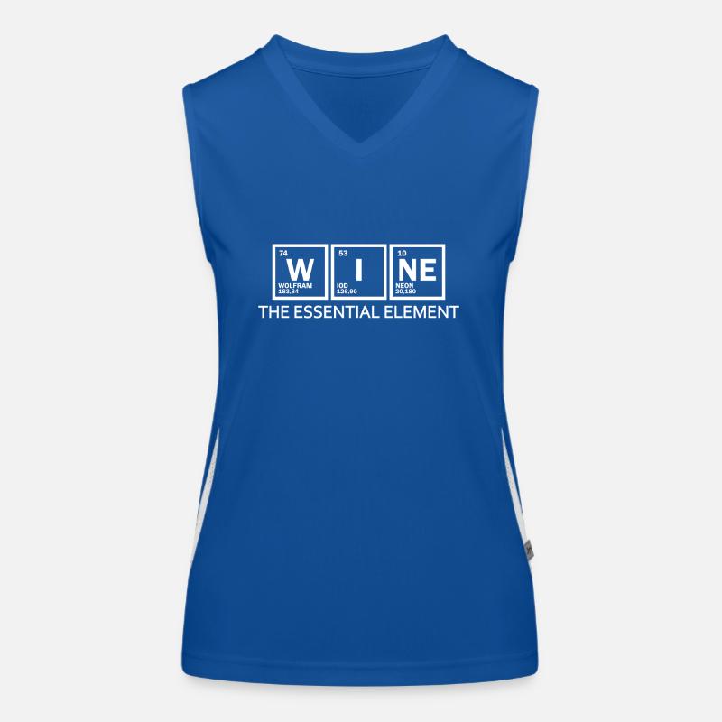 wine - element Funktionelles Kontrast-Tank Top für Frauen