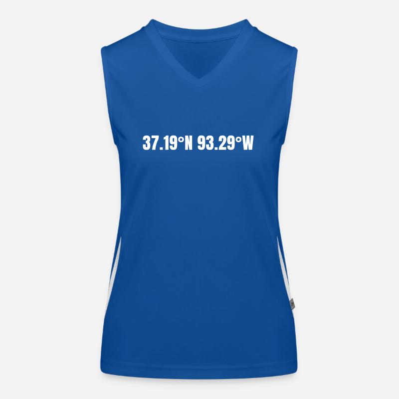 Springfield, Missouri, USA Coordinates Women's Functional Contrast Tank Top