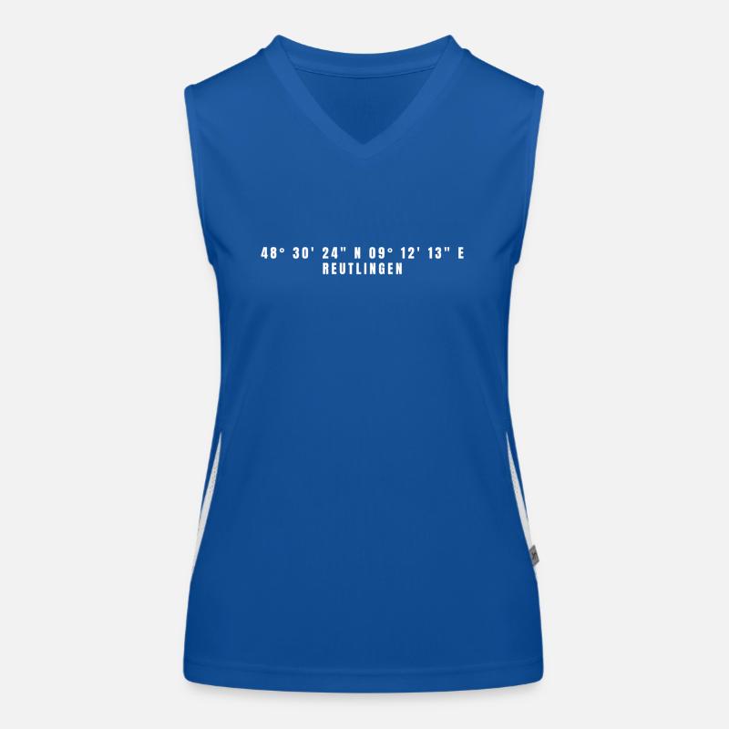 Reutlingen Baden-Württemberg Coordinates Women's Functional Contrast Tank Top