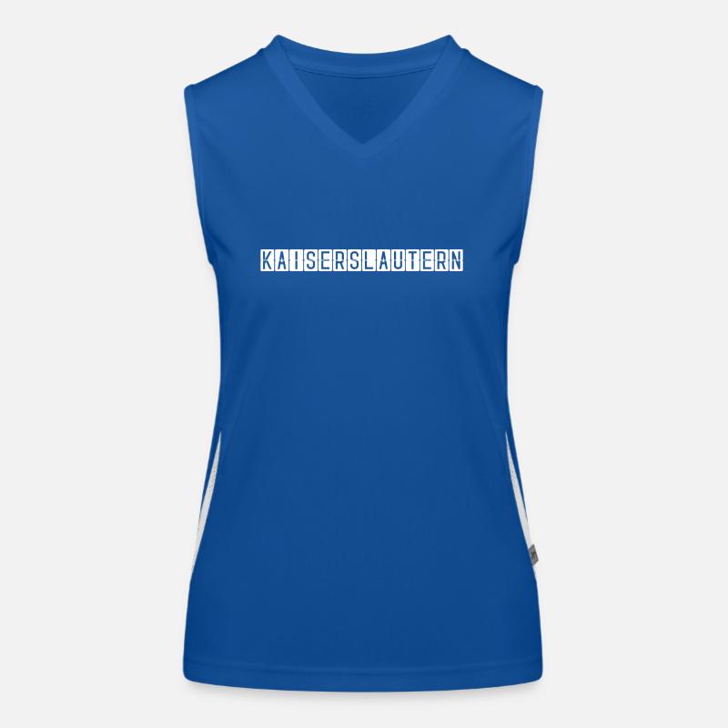 Kaiserslautern Airport Sign Women's Functional Contrast Tank Top