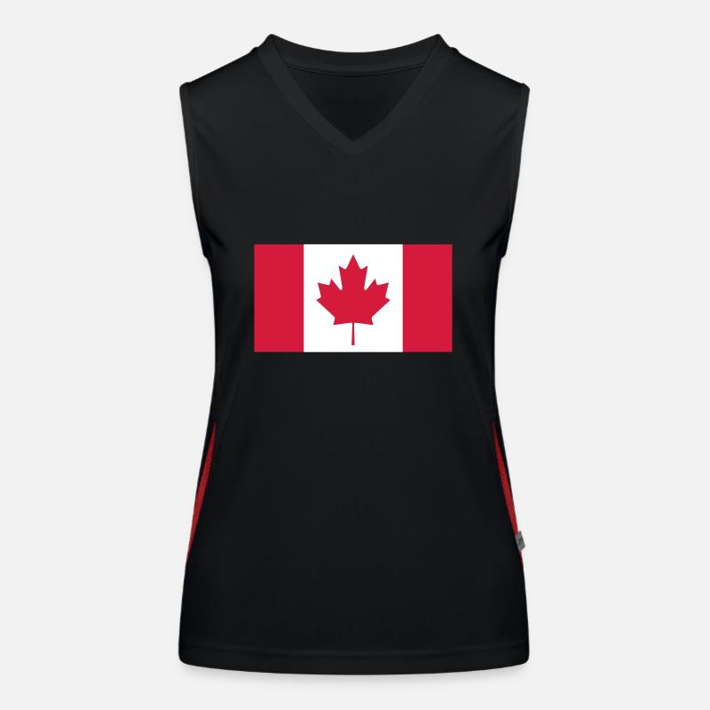Kanada Funktionelles Kontrast-Tank Top für Frauen