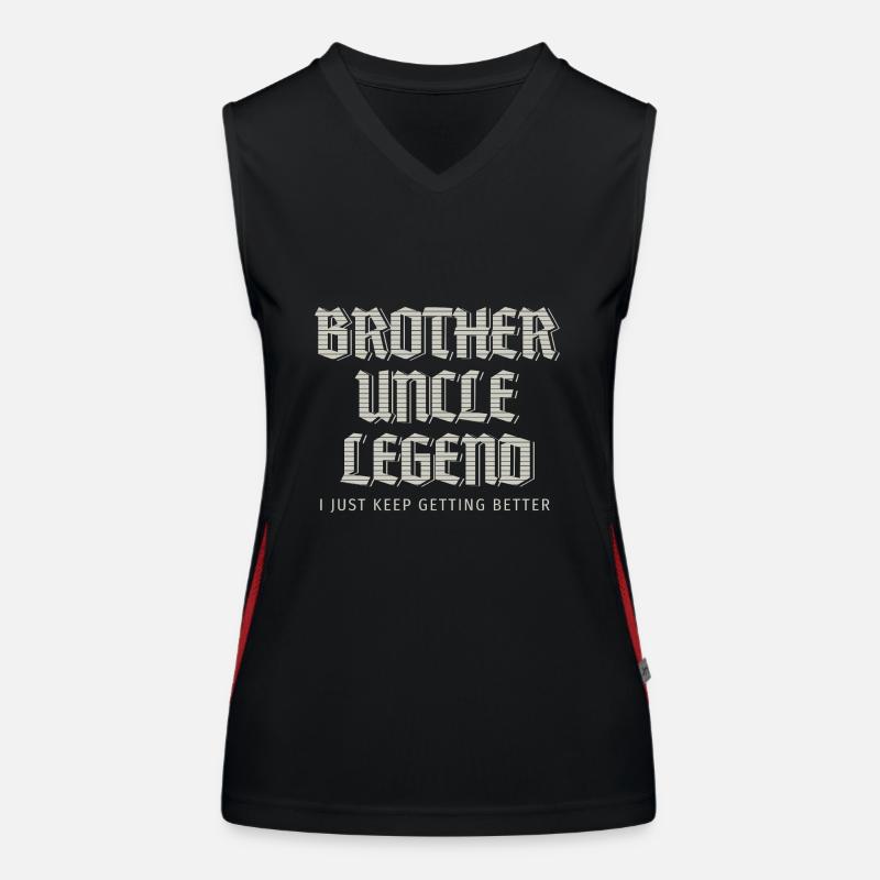 Brother Uncle Legend I Just Keep Getting Better Women's Functional Contrast Tank Top