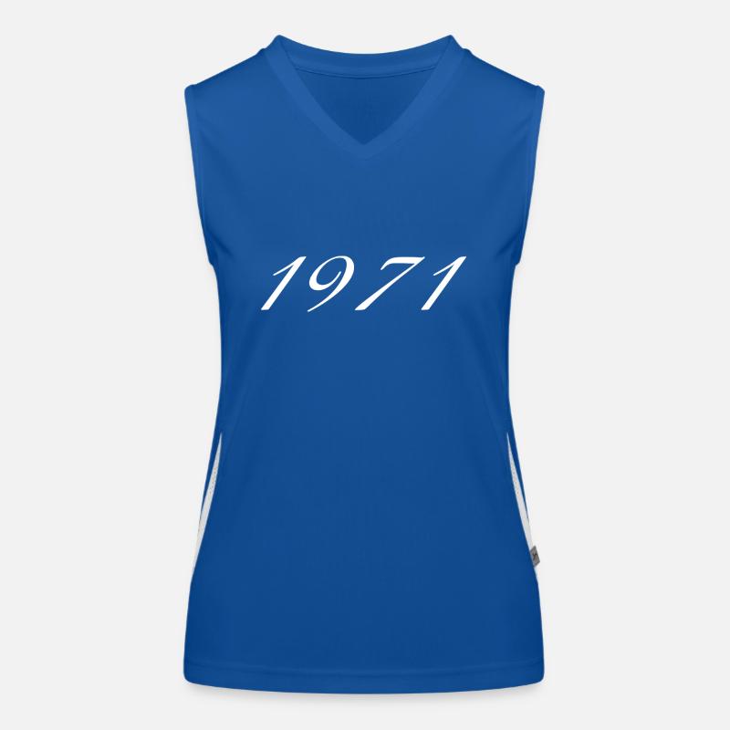 1971 Geburtstagsgeschenk, Original seit 1971 Funktionelles Kontrast-Tank Top für Frauen