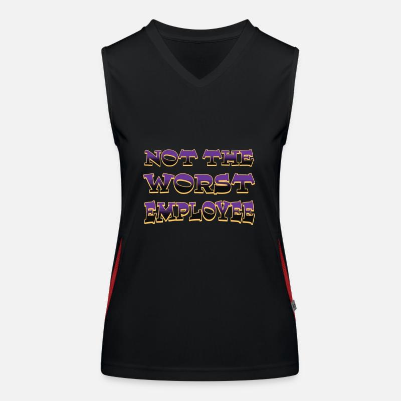 Nicht das schlechteste Mitarbeiterjubiläum Funktionelles Kontrast-Tank Top für Frauen