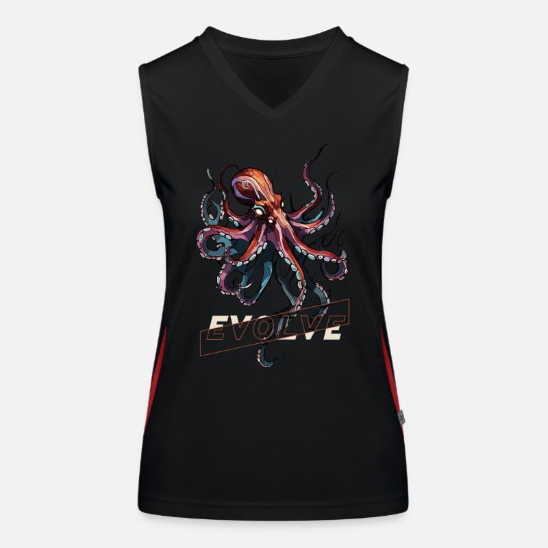 Kraken en évolution Débardeur respirant contrasté Femme