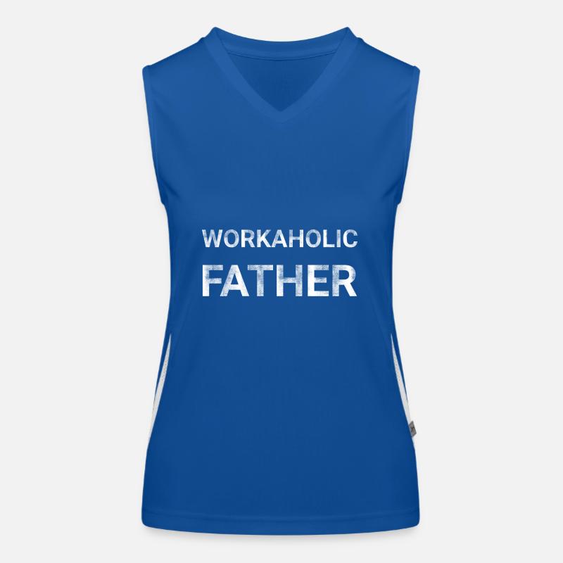Workaholic Father Women's Functional Contrast Tank Top