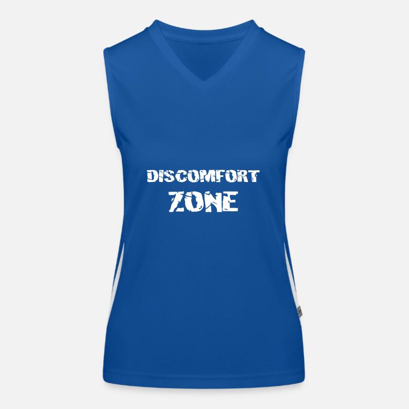 DISCOMFORT ZONE Women's Functional Contrast Tank Top