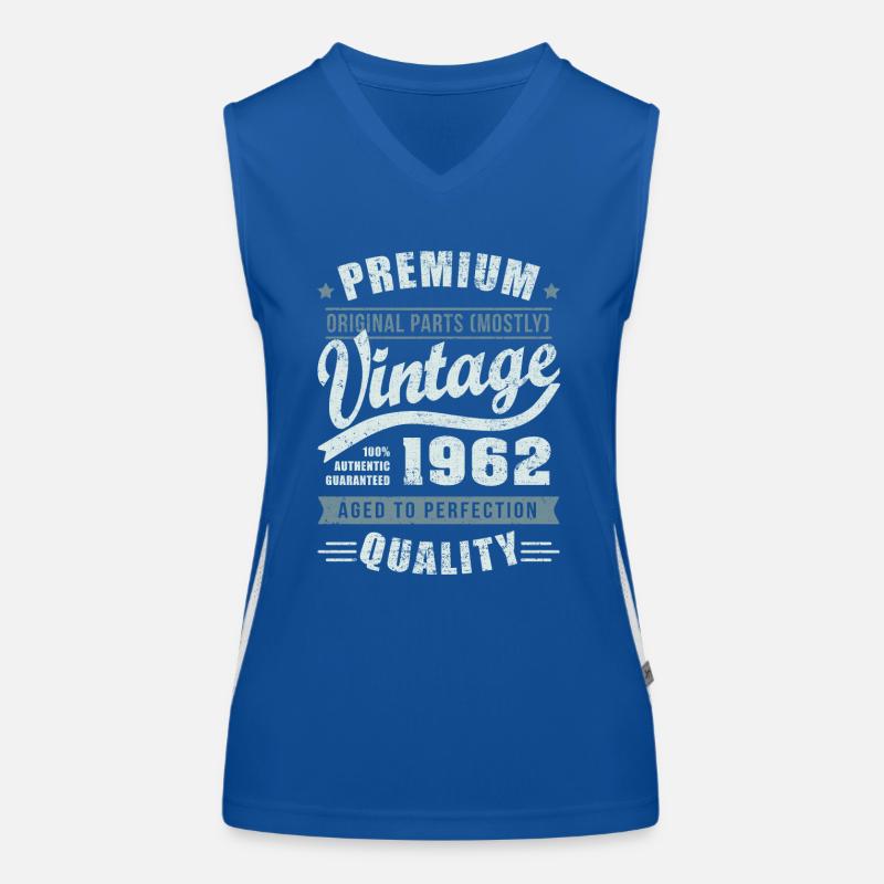 Geburtstag 1962 Funktionelles Kontrast-Tank Top für Frauen