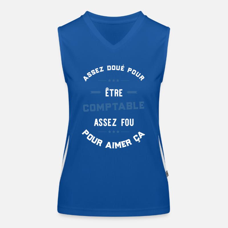 Assez doué comptable Débardeur respirant contrasté Femme
