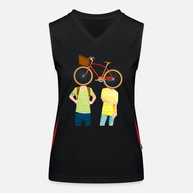 2ride Funktionelles Kontrast-Tank Top für Frauen