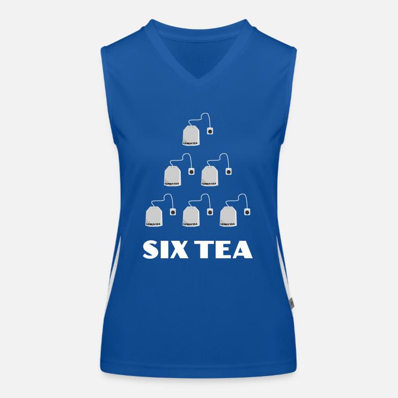 Six Tea - Sechzig 60 Geburtstag 60. Funktionelles Kontrast-Tank Top für Frauen