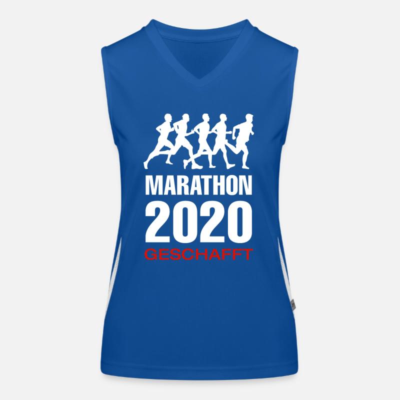Course de marathon Débardeur respirant contrasté Femme