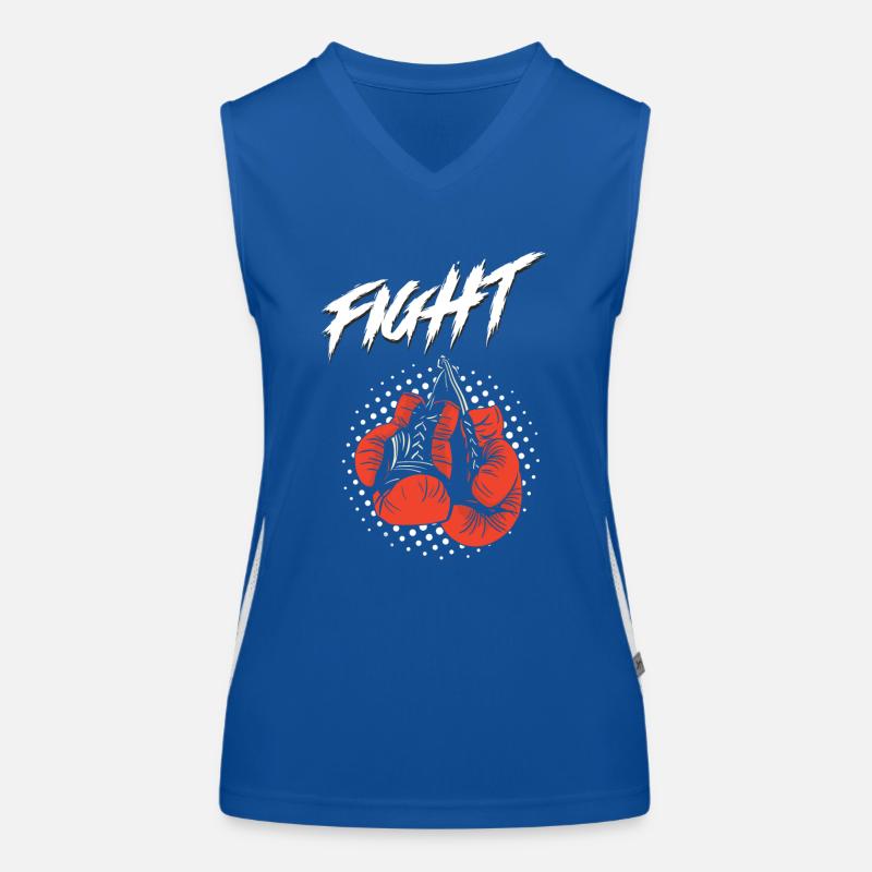 Combat de boxe Débardeur respirant contrasté Femme