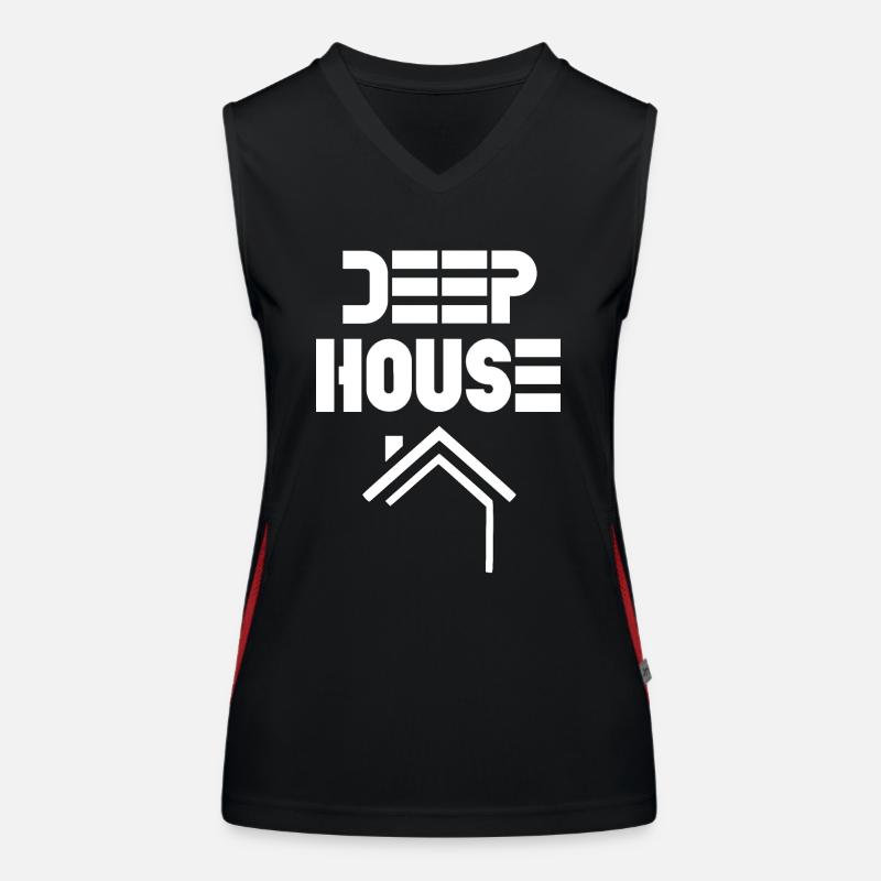 deep house Women's Functional Contrast Tank Top