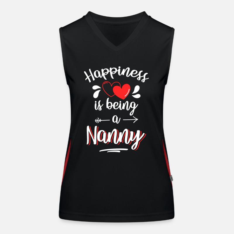 Happiness Joy Optimism Women's Functional Contrast Tank Top