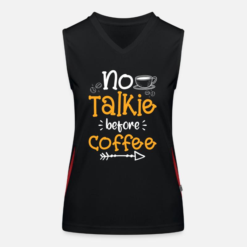Coffee Bean Energy Early Riser Drink Women's Functional Contrast Tank Top