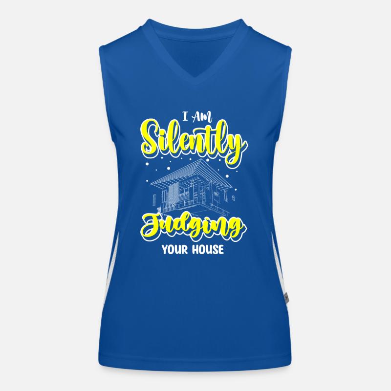 Architect Student Construction Women's Functional Contrast Tank Top