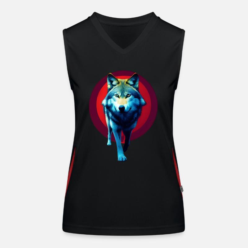 loup Débardeur respirant contrasté Femme