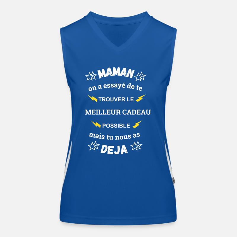 Mama, Bestes Muttertagsgeschenk Funktionelles Kontrast-Tank Top für Frauen