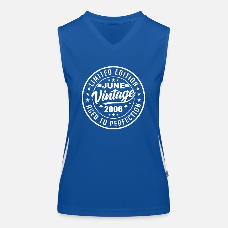 Juni 2006 Geburtstagsgeschenk 2006 Juni 2006 Retro Funktionelles Kontrast-Tank Top für Frauen