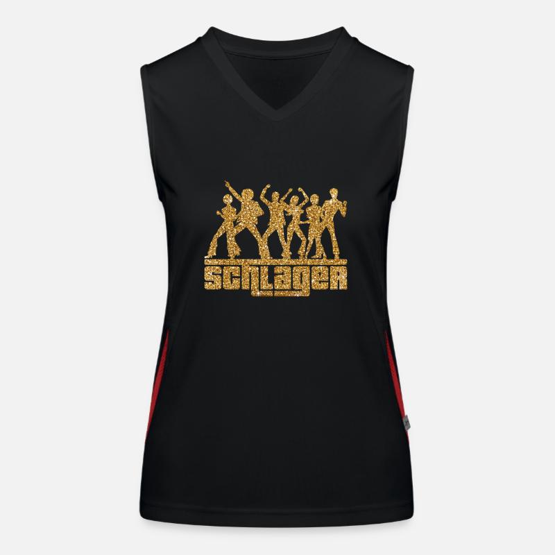 Schlager Funktionelles Kontrast-Tank Top für Frauen