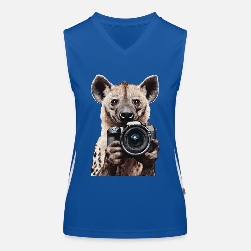 Hyäne Funktionelles Kontrast-Tank Top für Frauen