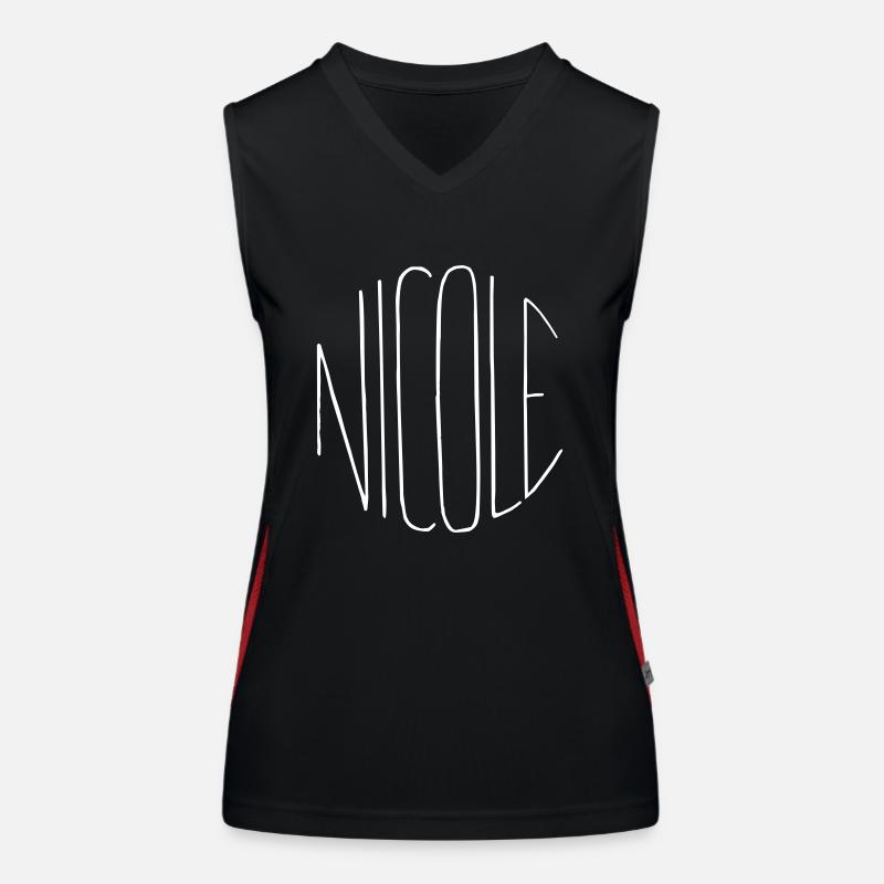 Nicole Geschenk Funktionelles Kontrast-Tank Top für Frauen