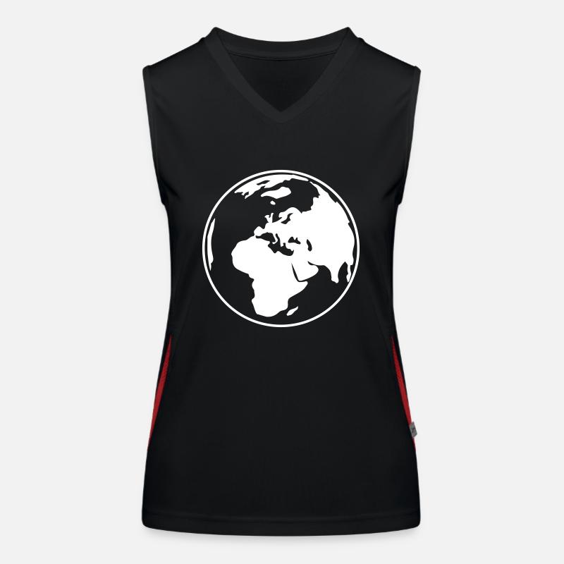 Welt Funktionelles Kontrast-Tank Top für Frauen