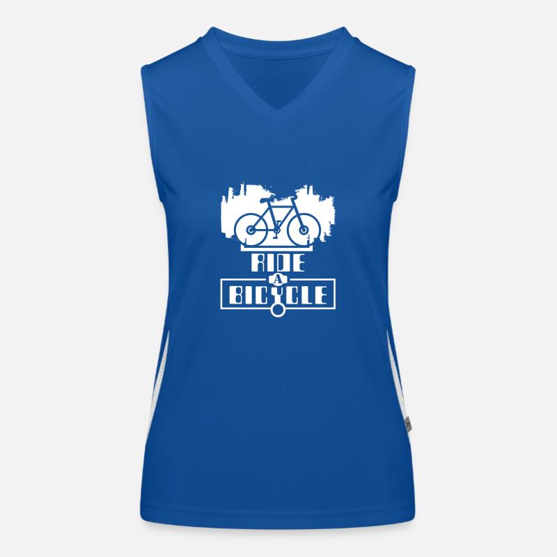 Ride A Bicycle Funktionelles Kontrast-Tank Top für Frauen